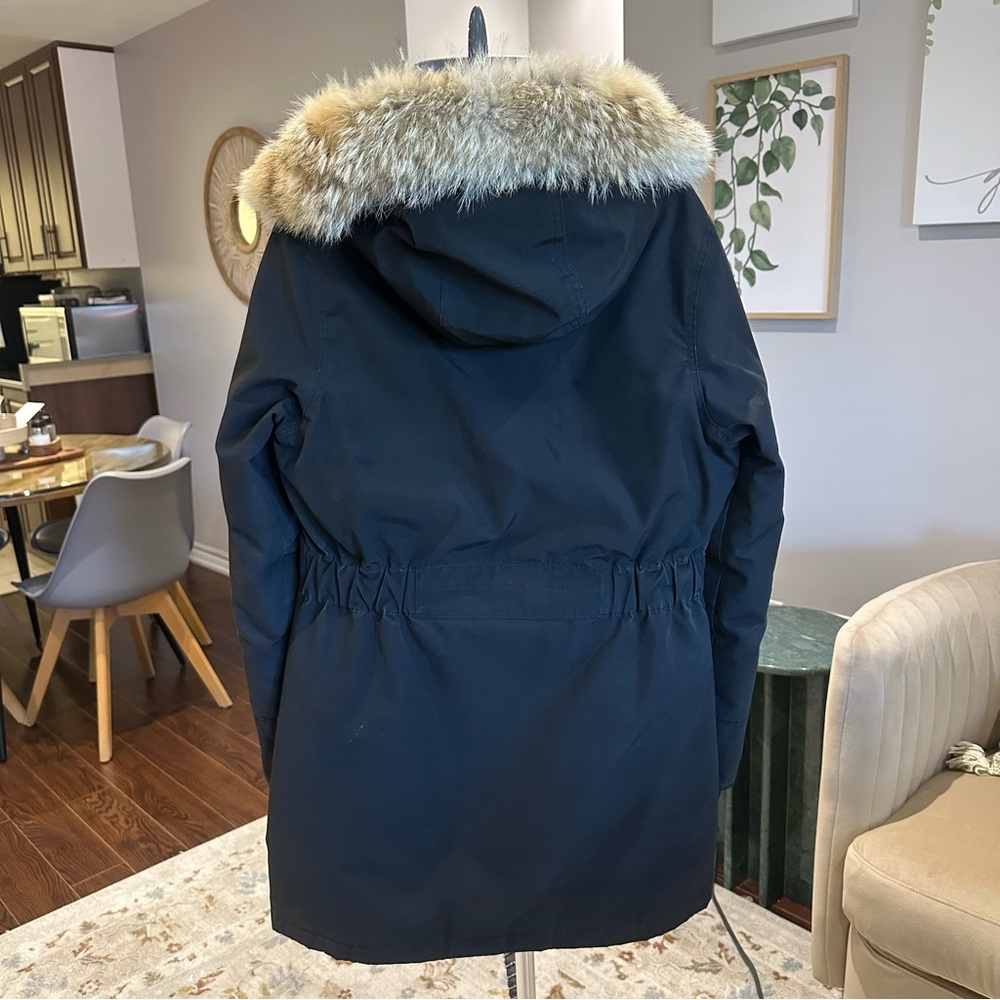 Canada Goose Trillium Black Parka with Fur - Picture 6 of 12